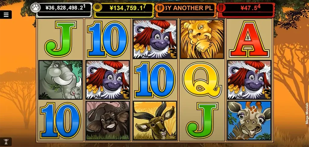 Türk oyuncular için Mega Moolah slot makinesi